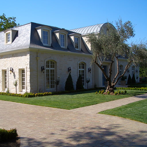 Maison traditionnelle USA vue ext&eacute;rieure